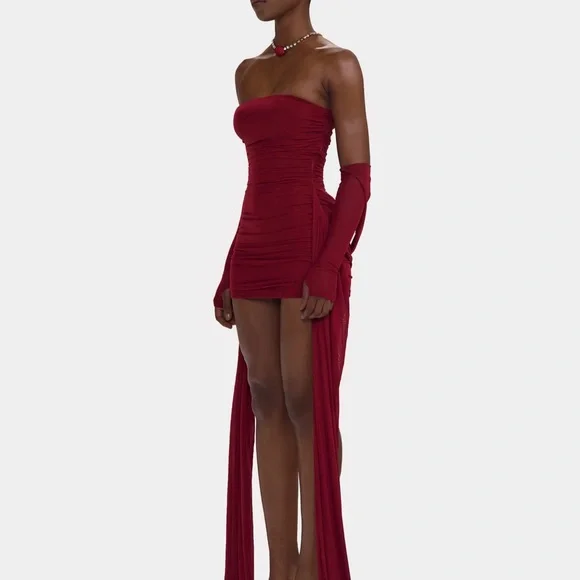 BBX Brand Zaya Ruched Mini Dress - Picture 2 of 5